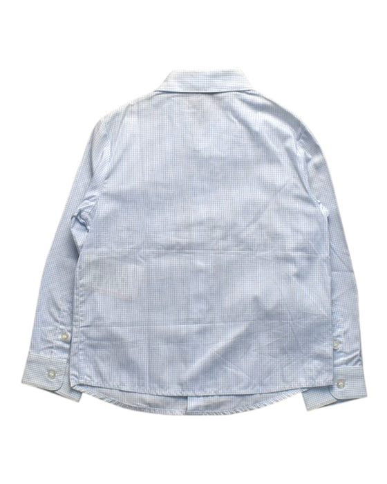 A Blue Long Sleeve Shirts from Emporio Armani in size 3T for boy. (Back View)