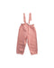 A Pink Long Overalls from Bonpoint in size 3T for girl. (Back View)