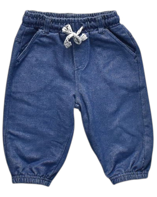 A Blue Sweatpants from Retykle in size 3-6M for boy. (Front View)