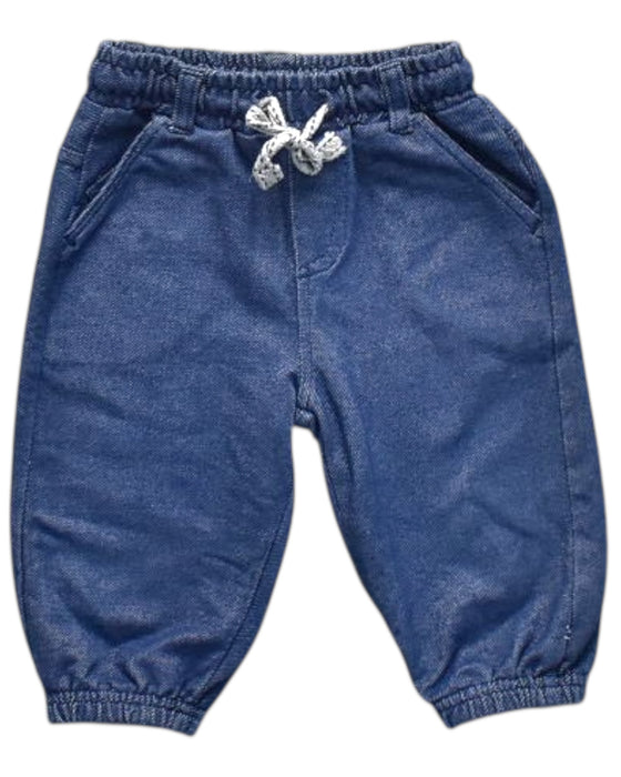 A Blue Sweatpants from Retykle in size 3-6M for boy. (Front View)