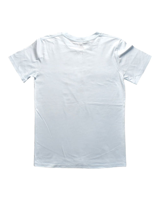A White Short Sleeve T Shirts from Adidas in size 12Y for boy. (Back View)