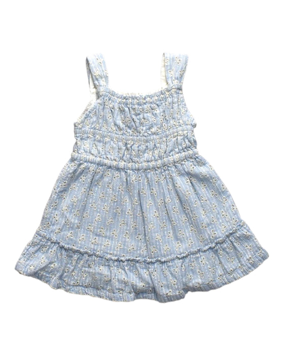 A Blue Sleeveless Dresses from Gingersnaps in size 18-24M for girl. (Back View)