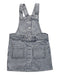 A Black Overall Dresses from Seed in size 3T for girl. (Front View)