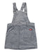 A Black Overall Dresses from Seed in size 3T for girl. (Back View)