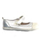 A Silver Flats from Seed in size 3T for girl. (Front View)