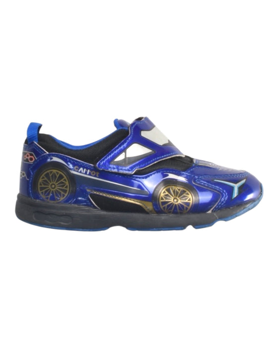 A Blue Sneakers from Moonstar in size 5T for boy. (Front View)