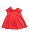 A Red Sleeveless Dresses from Jacadi in size 6-12M for girl. (Back View)
