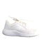 A White Sneakers from Skechers in size 7Y for girl. (Front View)