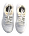 A White Sneakers from Skechers in size 7Y for girl. (Back View)