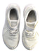 A White Sneakers from ASICS in size 7Y for girl. (Back View)