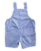 A Blue Overall Shorts from Petit Bateau in size 3-6M for boy. (Back View)