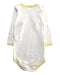 A White Long Sleeve Bodysuits from Petit Bateau in size 6-12M for girl. (Back View)