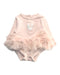 A Pink Long Sleeve Bodysuits from Mothercare in size 0-3M for girl. (Front View)