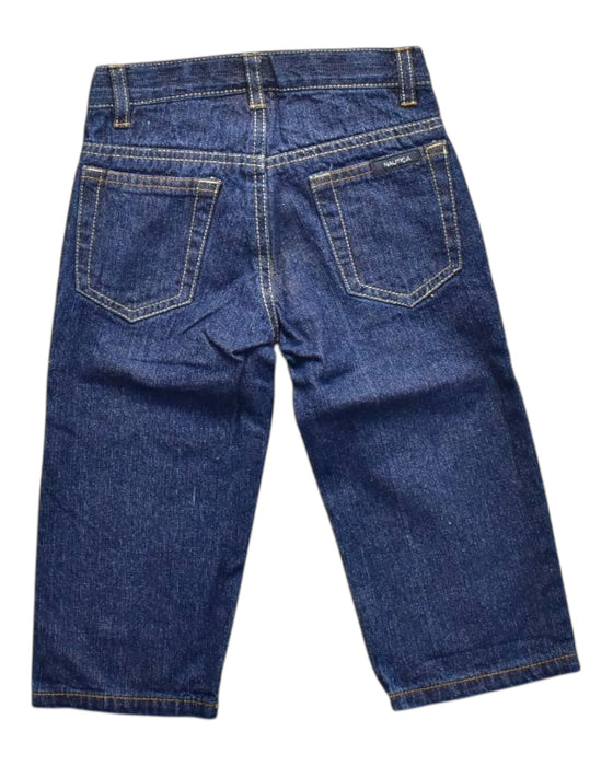 A Navy Jeans from Nautica in size 2T for boy. (Back View)
