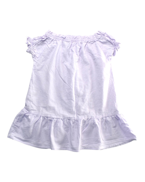 A White Sleeveless Dresses from Seed in size 2T for girl. (Back View)