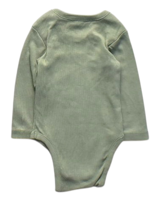 A Green Long Sleeve Bodysuits from Orchestra in size 0-3M for girl. (Back View)