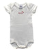 A White Short Sleeve Bodysuits from Petit Bateau in size 3-6M for girl. (Front View)