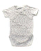 A White Short Sleeve Bodysuits from Petit Bateau in size 0-3M for girl. (Back View)