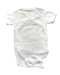 A White Short Sleeve Bodysuits from Petit Bateau in size 0-3M for girl. (Back View)