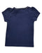 A Navy Short Sleeve T Shirts from Petit Bateau in size 4T for girl. (Back View)