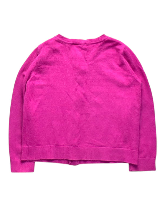 A Pink Cardigans from Jacadi in size 4T for girl. (Back View)