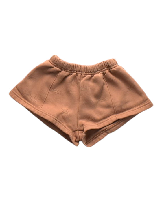 A Peach Shorts from Rylee + Cru in size 4T for girl. (Front View)