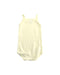 A Ivory Sleeveless Bodysuits from Petit Bateau in size 0-3M for girl. (Back View)