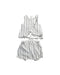 A Grey Shorts Sets from Chateau de Sable in size 0-3M for girl. (Front View)