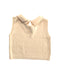 A Ivory Sleeveless Tops from Mori in size 3-6M for girl. (Back View)