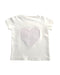 A White Short Sleeve T Shirts from Natalys in size 3-6M for girl. (Back View)