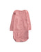 A Red Long Sleeve Bodysuits from Petit Bateau in size 3-6M for girl. (Back View)