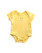 A Yellow Short Sleeve Bodysuits from Mothercare in size 0-3M for girl. (Front View)