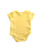 A Yellow Short Sleeve Bodysuits from Mothercare in size 0-3M for girl. (Back View)