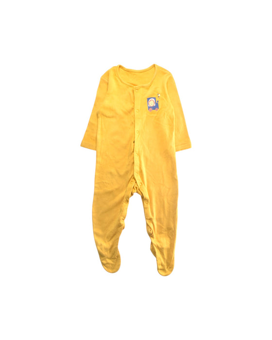 A Grey Onesies from Mothercare in size 6-12M for boy. (Front View)