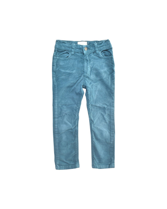 A Blue Casual Pants from Arsène et les pipelettes in size 4T for boy. (Front View)