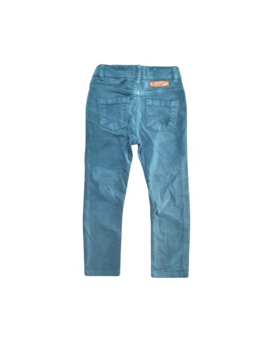 A Blue Casual Pants from Arsène et les pipelettes in size 4T for boy. (Back View)