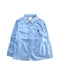 A Blue Long Sleeve Shirts from Petit Bateau in size 4T for boy. (Front View)