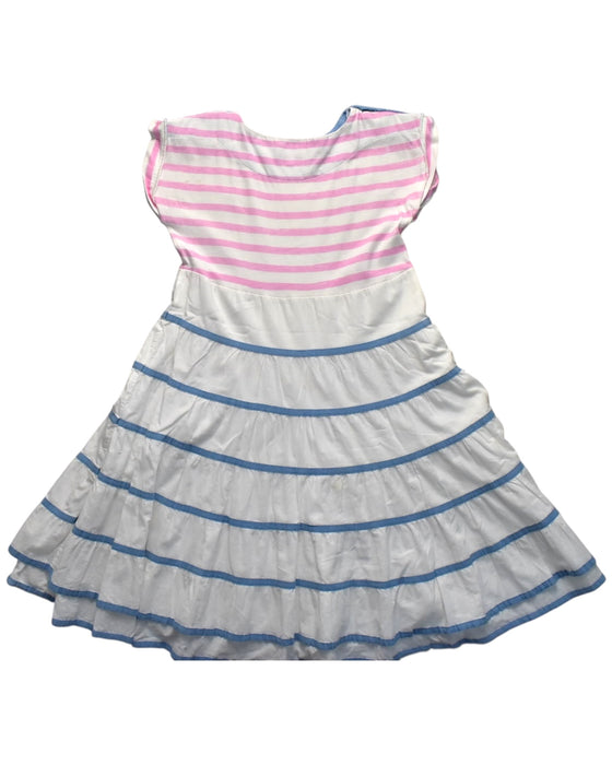 A Multicolour Short Sleeve Dresses from Chateau de Sable in size 10Y for girl. (Back View)