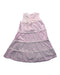 A Pink Sleeveless Dresses from Chateau de Sable in size 8Y for girl. (Back View)