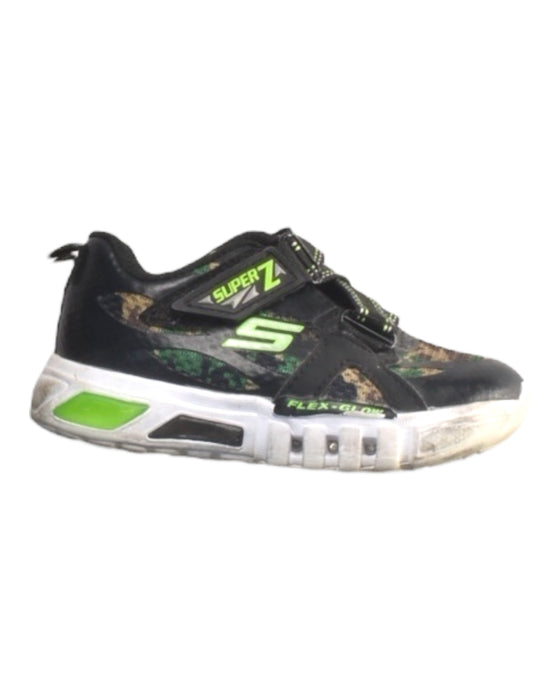 A Green Sneakers from Skechers in size 18-24M for boy. (Front View)