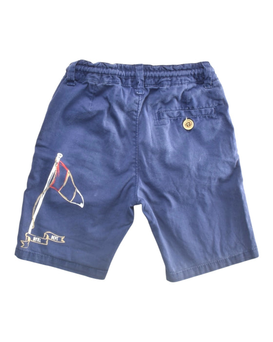 A Navy Shorts from Mayoral in size 3T for boy. (Back View)