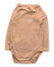 A Peach Long Sleeve Bodysuits from Petit Bateau in size 6-12M for boy. (Front View)