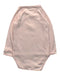 A Pink Long Sleeve Bodysuits from Petit Bateau in size 6-12M for girl. (Back View)