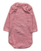 A Red Long Sleeve Bodysuits from Petit Bateau in size 0-3M for girl. (Back View)