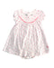 A Pink Short Sleeve Dresses from Petit Bateau in size 6-12M for girl. (Front View)