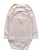 A Beige Long Sleeve Bodysuits from Petit Bateau in size 6-12M for girl. (Back View)