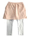 A Peach Leggings Sets from Petit Main in size 3T for girl. (Back View)