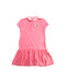 A Pink Short Sleeve Dresses from Petit Bateau in size 8Y for girl. (Front View)