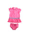 A Pink Dress Sets from Ralph Lauren in size 3-6M for girl. (Front View)
