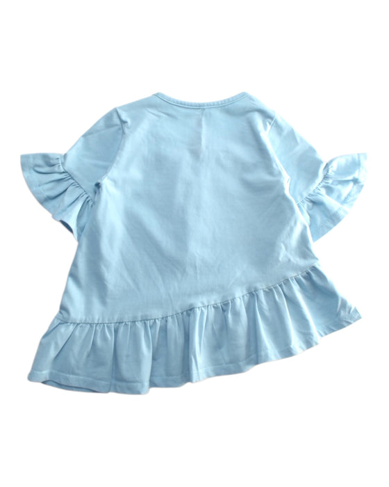 A Blue Short Sleeve Tops from Elly in size 3T for girl. (Back View)